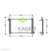 KAGER 94-5148 Condenser, air conditioning